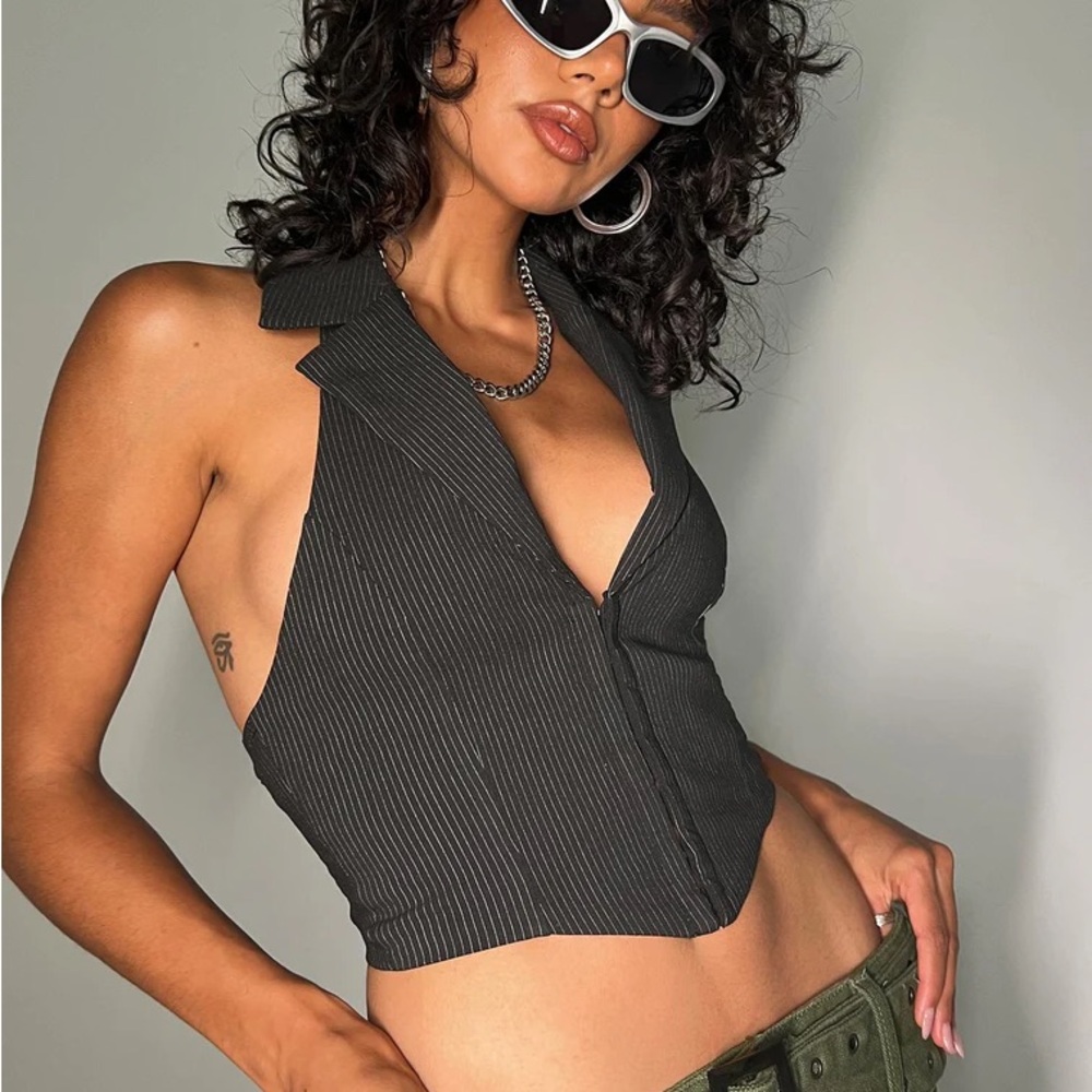 Princess Polly Pinstripe Women's Vest Top